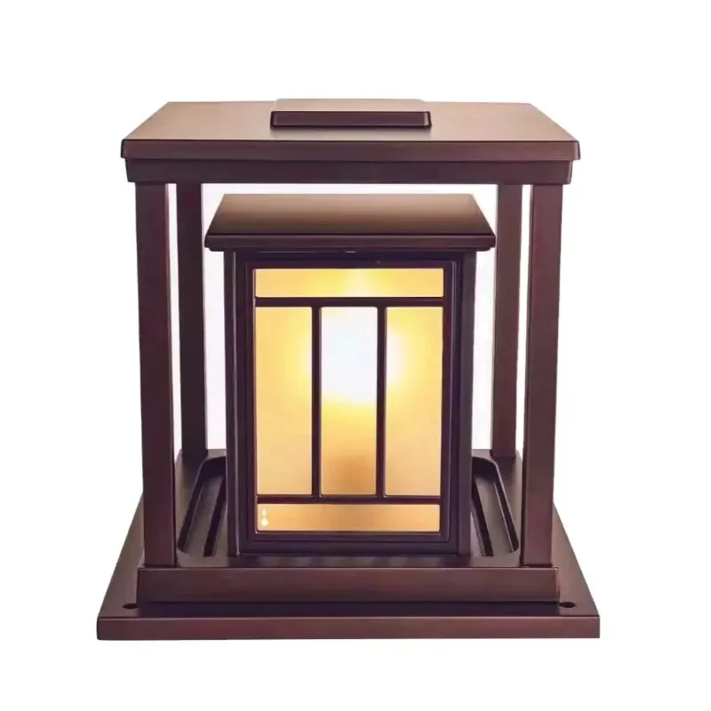 

Waterproof LED garden light creative retro outdoor landscape lamp for garden 12W stainless steel brass decorative lawn lamp