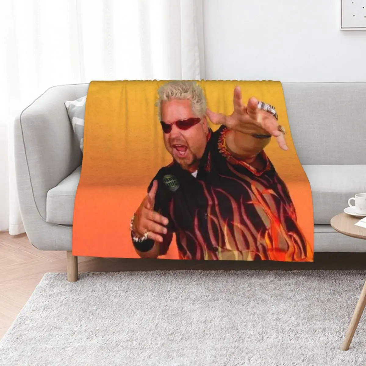 guy fieri Throw Blanket Cozy Sofa Blanket for TV Watching Napping