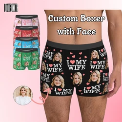 Custom Face Boxers For Husband Personalized Bridegroom Boxer With Face Popular Anniversary Boyfriend Birthday Wedding Gift