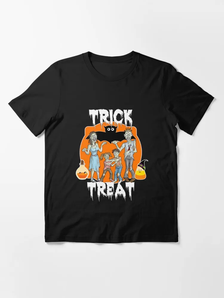 Trick Or Treat Halloween Lover Essential T-Shirt  Prevalent Leisure Cotton  Tees