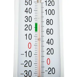 Mechanical Patio Thermometer, Temperature and Humidity Reader, Long Lasting Performance, Accurate Readings, No Battery Required