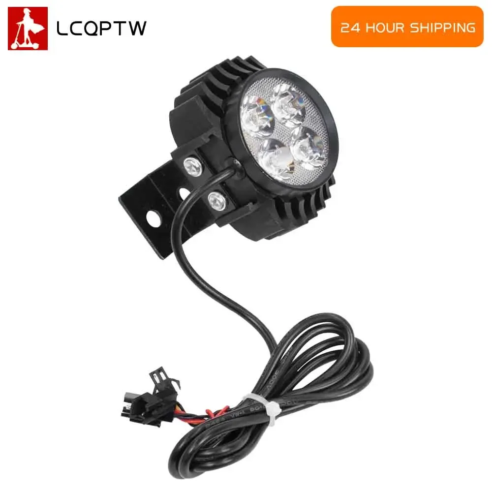 12-80 V 2 In 1 Front Lampe Mit Horn Für Kugoo M4 Pro Elektrische Roller Led Licht Scheinwerfer Sicherheit warnen Kopf Lichter Zubehör