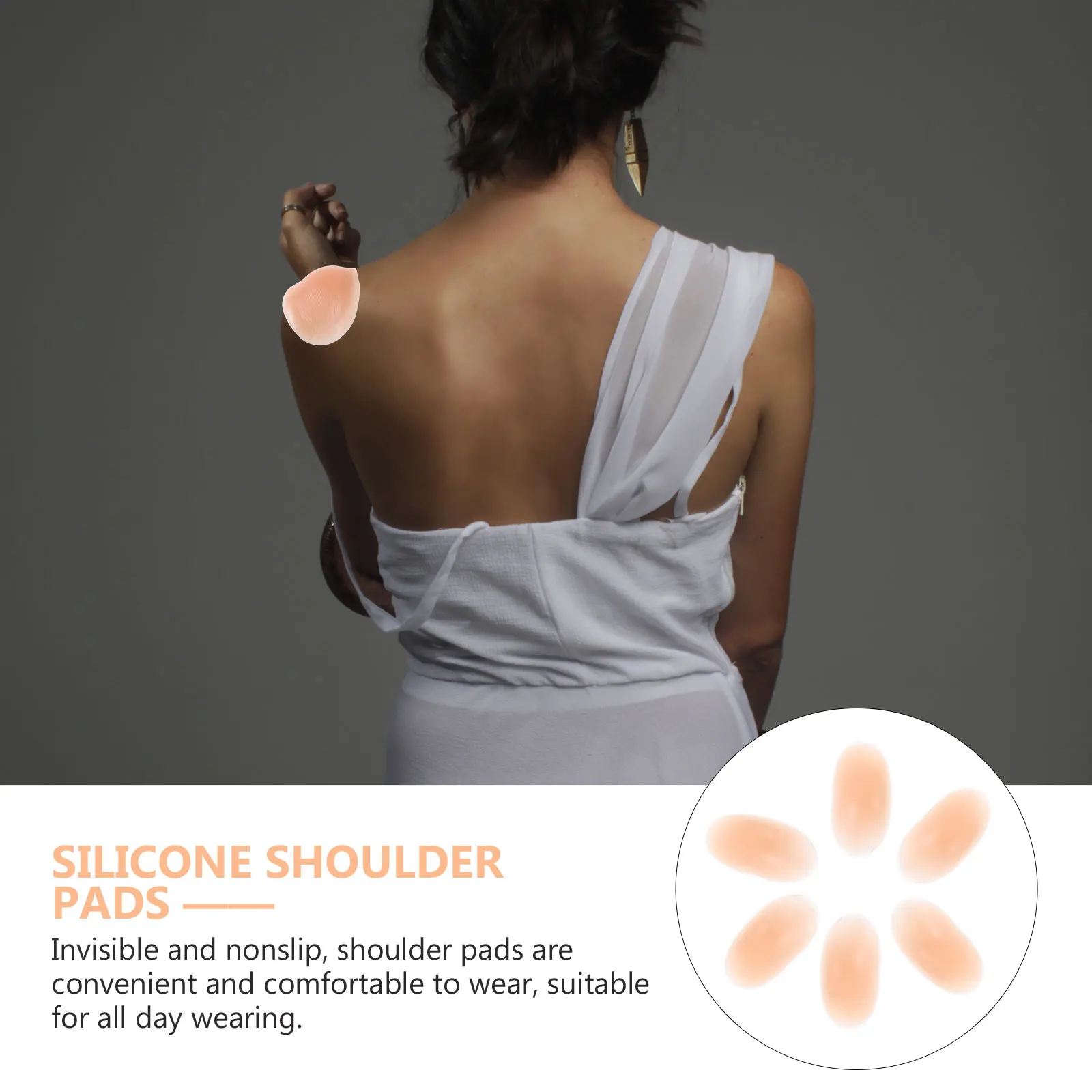 

Силиконовый нескользящий клей на плечо, невидимый пуш-ап для женщин, повседневная одежда для вечеринок, клубов, противоскользящий, самопрочный, удобный