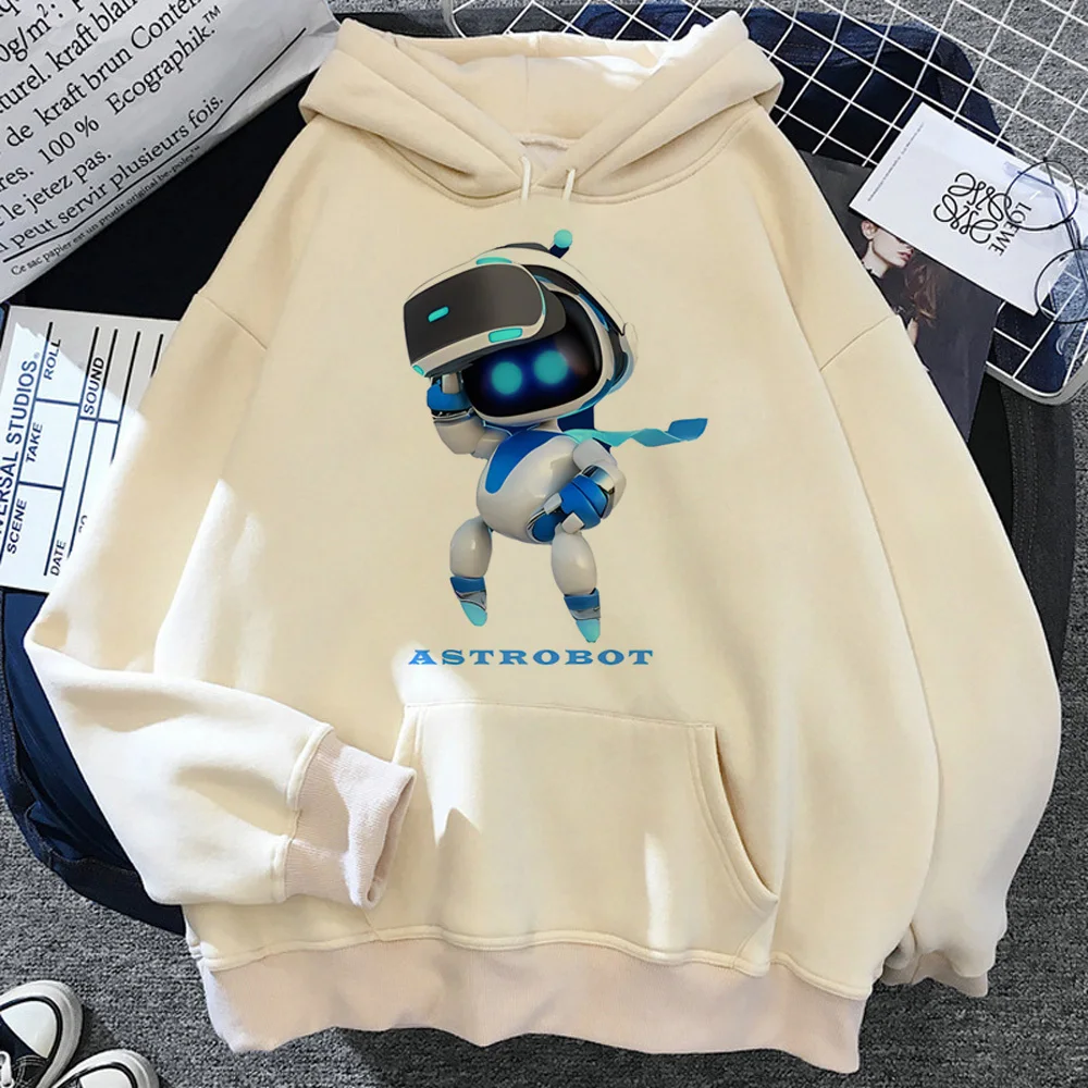 

Astro Bot hoodie manga streetwear printed design youthful trendy girl tracksuits patterned graphic funny designer