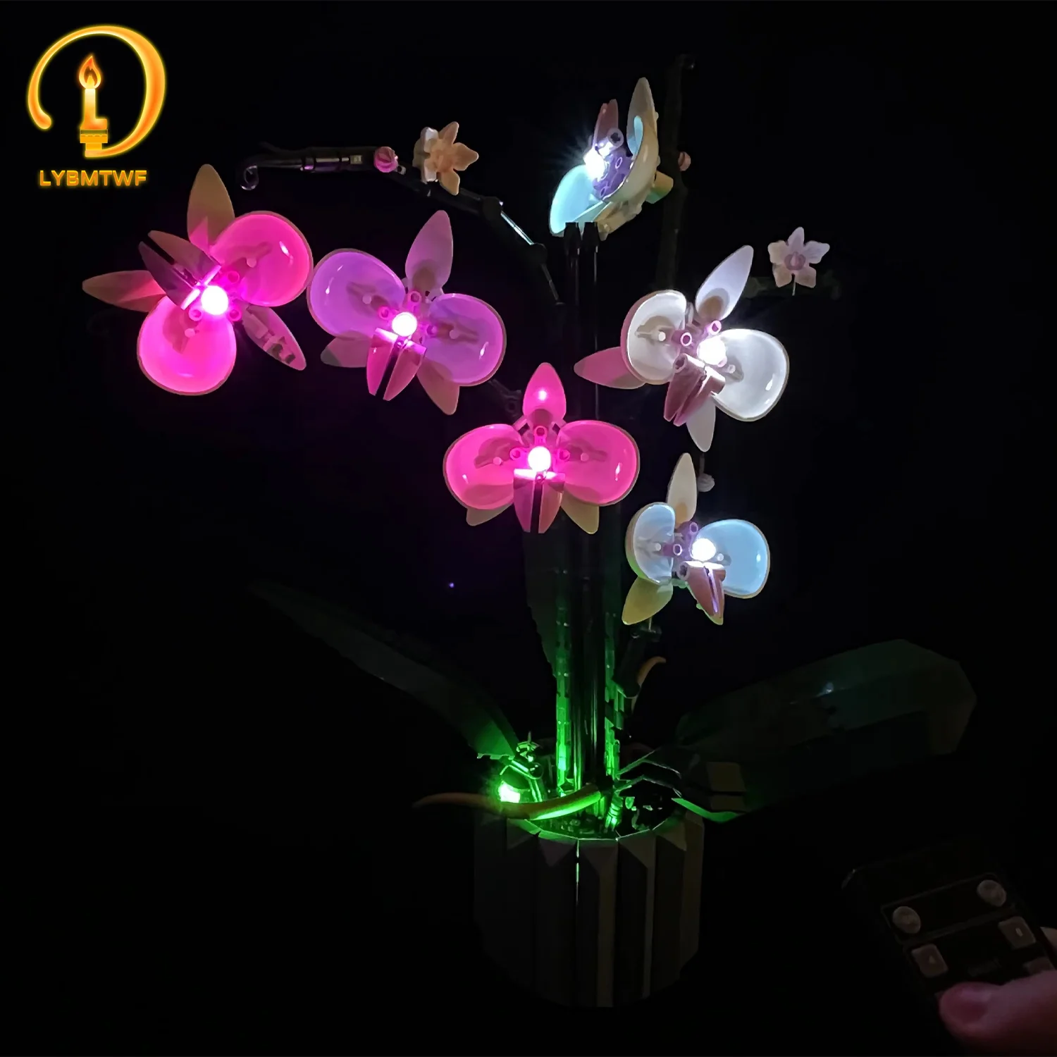 LYBMTWF LED Lighting Kit Compatible with Lego 10311 Orchid Model (NOT Include The Model Bricks)