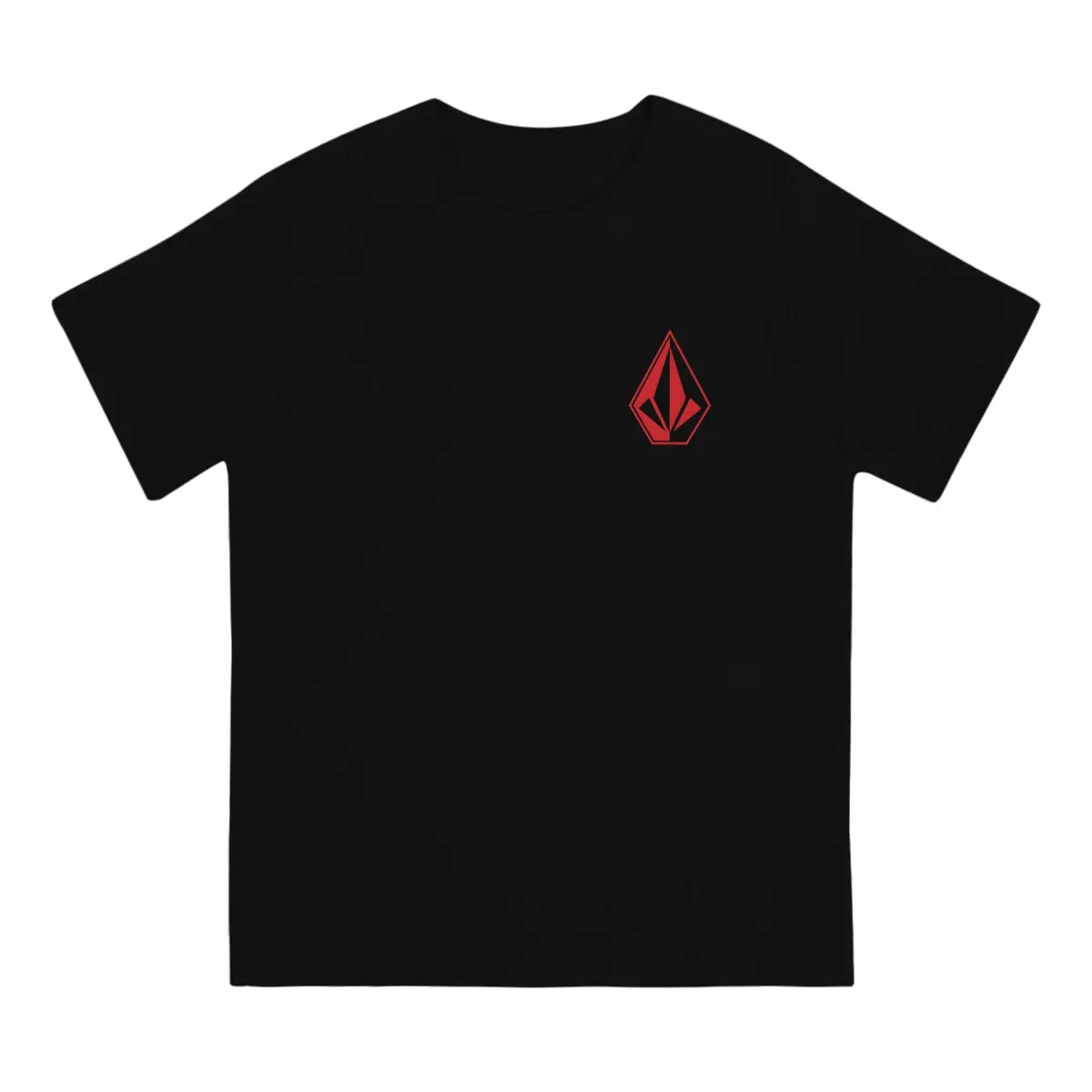 Best Red Triangle Men TShirt Volcom O Neck Tops 100% Cotton T Shirt Funny Top Quality Gift Idea