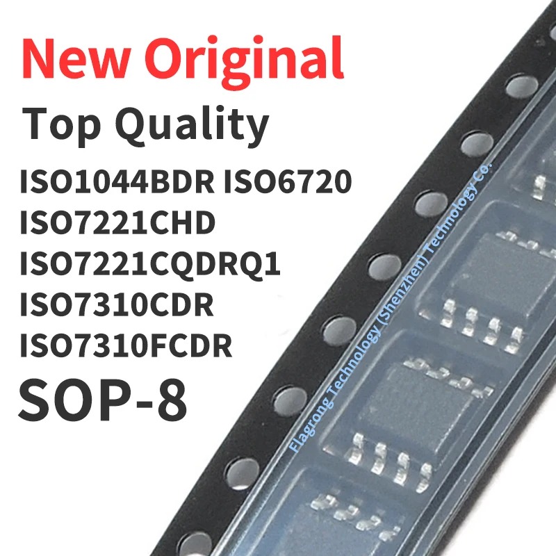 1 Piece ISO1044BDR ISO6720BDR ISO7221CHD ISO7221CQDRQ1 ISO7310CDR ISO7310FCDR SOP-8 Chip IC New Original