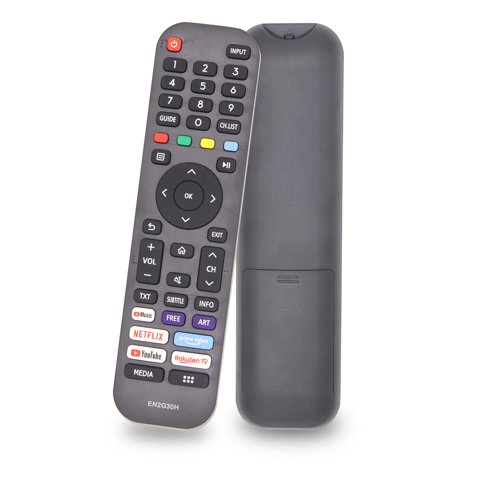 ABS Replacement Remote Control EN2G30H Compatible with Hisense LCD TV Remote Control