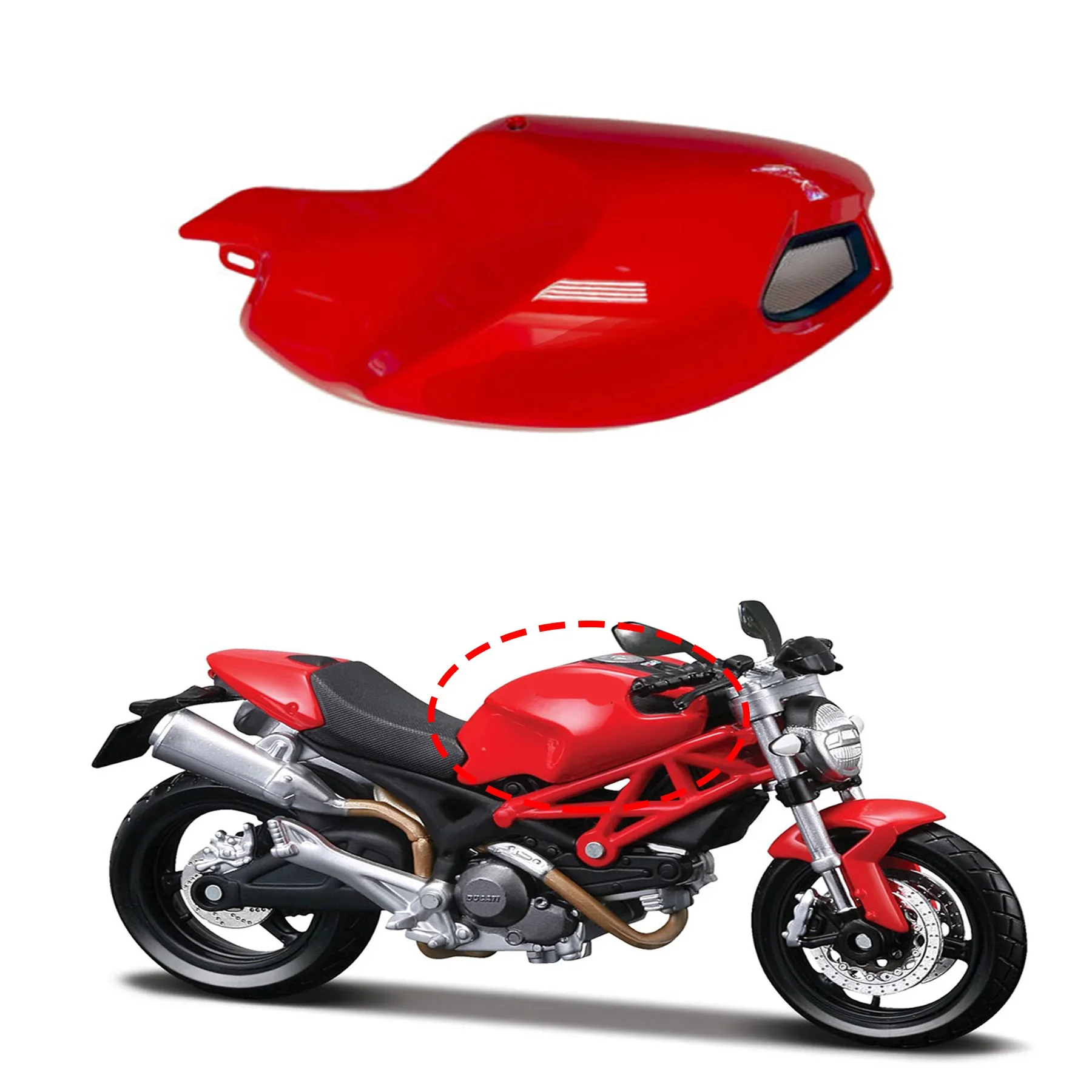 

ABS Plastic Left Side Right Tank Fairing Cove Fit for 696 796 1100 Injection Fairing Cover Parts Motorcyle Accessories