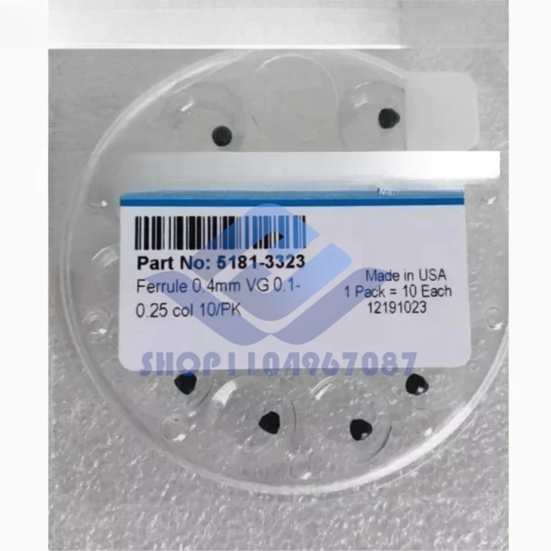 

Ferrules 5181-3323 Cleaning & Maintenance Supplies for GC/MS Ferrule 0.4mm id 10/pk