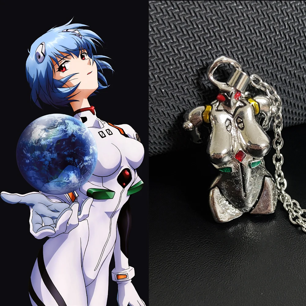 

Anime EVA Ayanami Rei Cosplay Pendant necklace Halloween Jewelry Accessories Foe Men Women Unisex Fashion Gift