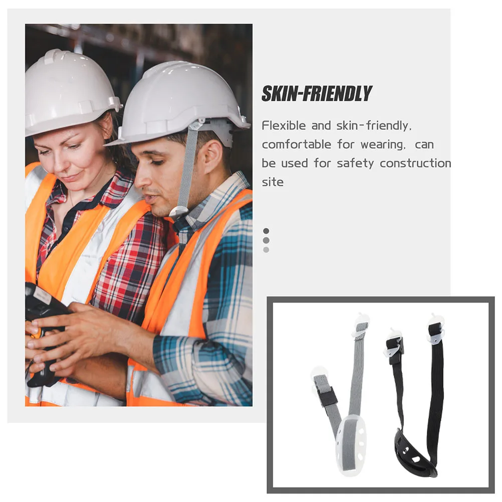 2 قطعة حزام الذقن الآمن قابل للتعديل المهنية قبعة صلبة أشرطة الذقن لعامل البناء مقاومة للاهتراء قوي #2