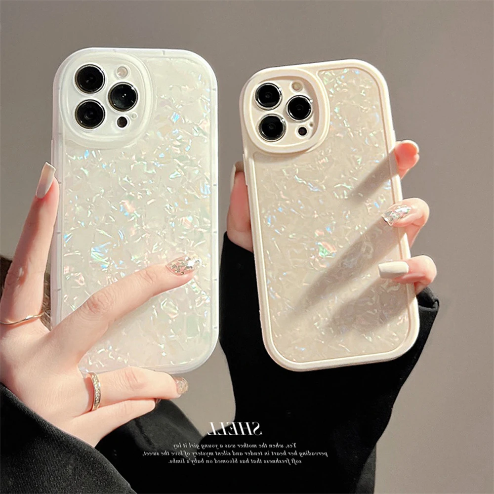 For Huawei nova 11 Ultra 11 10 Pro Nova 8 9 se nova 10 Pro 7 Case Sweet Transparent White Shell pattern Silicone Anti-fall Cover