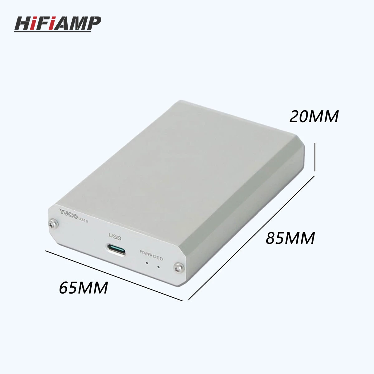 HiFiAMP U316 Advanced USB Decoder ES9039Q2M HiFi DAC JRC5532D Op Amp XU316 Digital Interface for XMOS