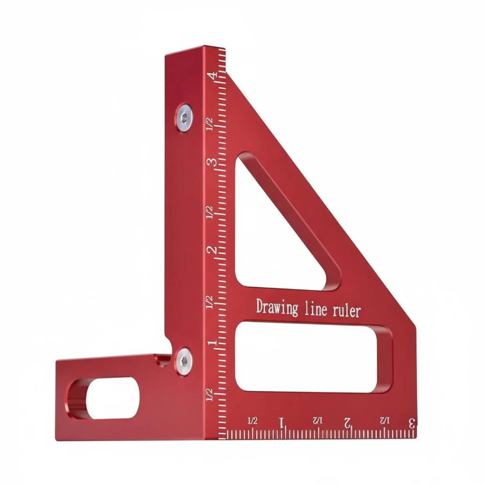 Aluminum Alloy Triangle Ruler Multi-Functional Aluminum Alloy Framing Square Low