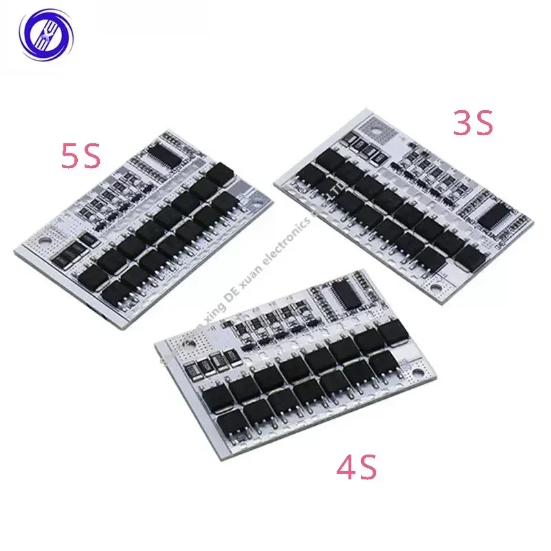 3s/4s/5s Bms 12v 16.8v 21v 3.2V3.7v 100a Li-ion Lmo Ternary Lithium Battery Protection Circuit Board Li-polymer Balance Charging