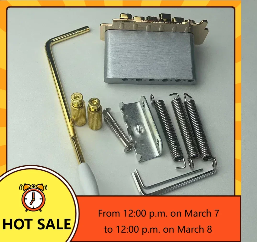 QX Music Store----brand new-Wilkinson Licensed Knife Edge Type 2 Back Point Double Swing Electric Guitar Tremolo Bridge  WOV10