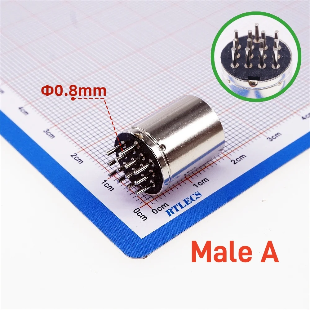 2 10 50 pcs PCB Din Plug Male Connector 13 Pin Female Socket Wire Solder Cable Mount Rating 2A 110V Cable Solder Mini Circular