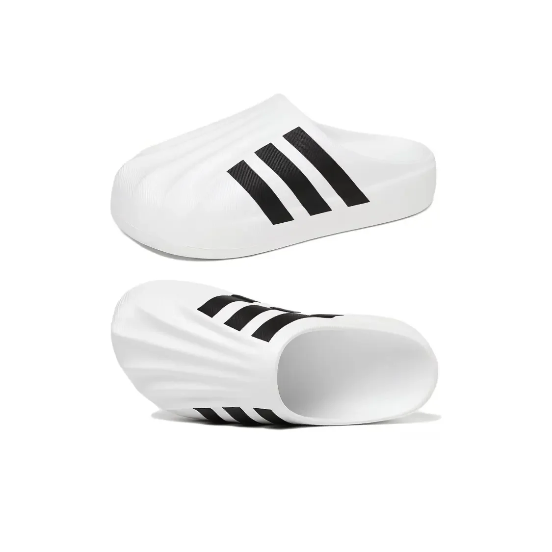 

Adidas Originals AdiFOM SUPERSTAR MULE Comfortable and Wear-resistant Baotou Slippers for Men and Women