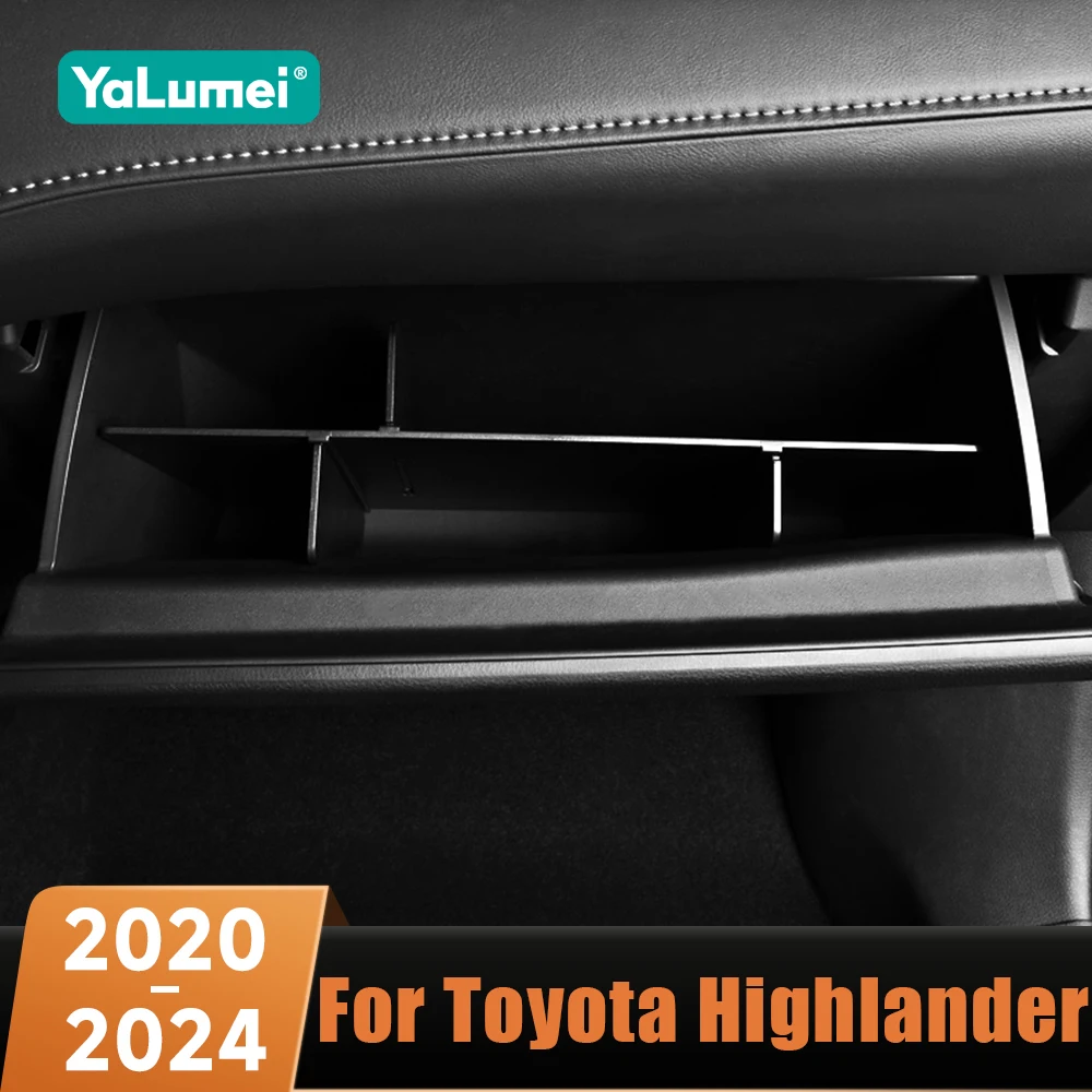 

Автомобильный второй пилот, бардачок, интервальная перегородка для хранения, органайзер для Toyota Highlander XU70 Kluger 2020 2021 2022 2023 2024, гибридный