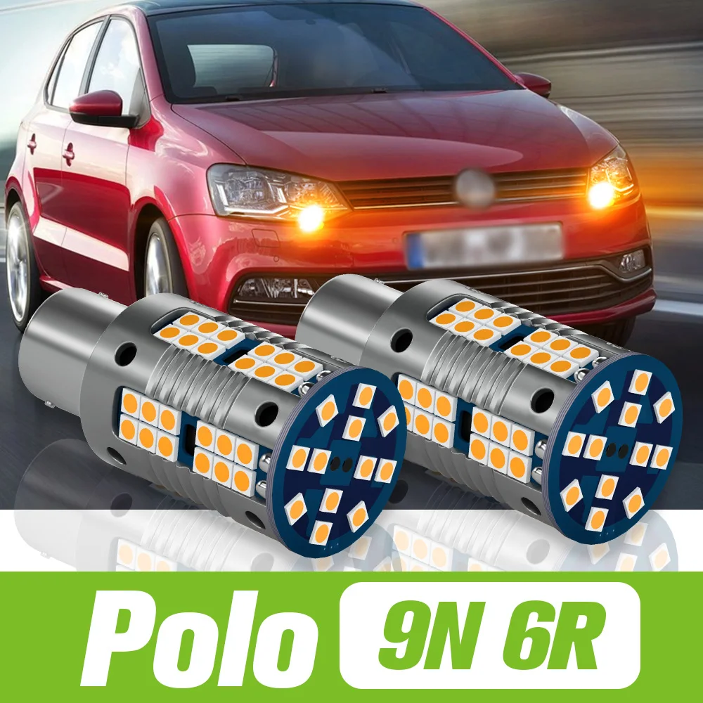 

2pcs For Volkswagen VW Polo 9N 6R 2001-2017 LED Turn Signal Light Turning Lamp 2008 2009 2010 2011 2012 2013 2014 Accessories