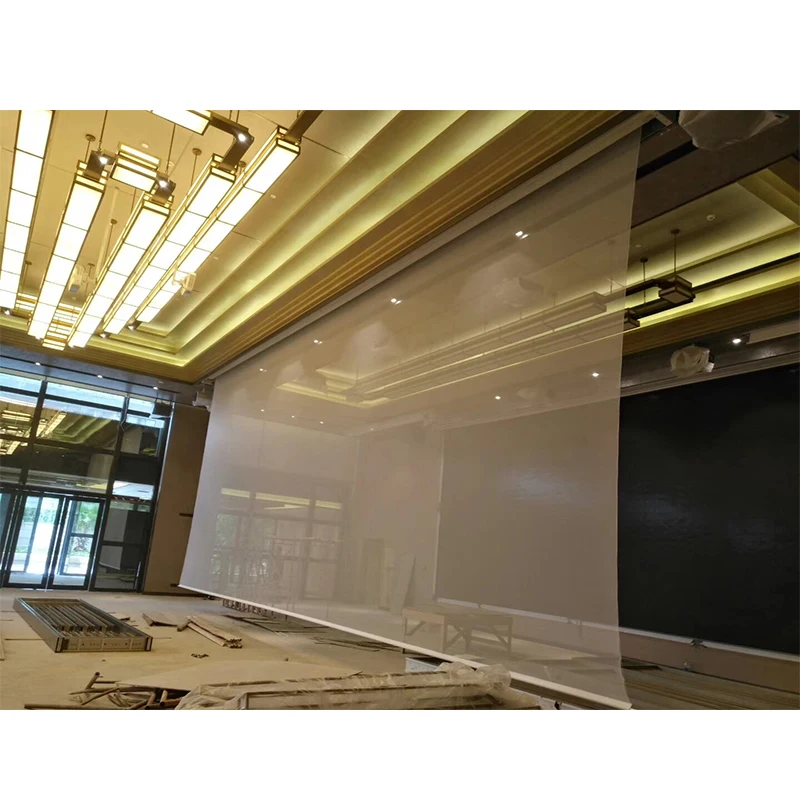 Screen Transparent Holographic Mesh Projector Screen 3D Hologram Projection Display Hologram Gauze 3D Holographic Stage
