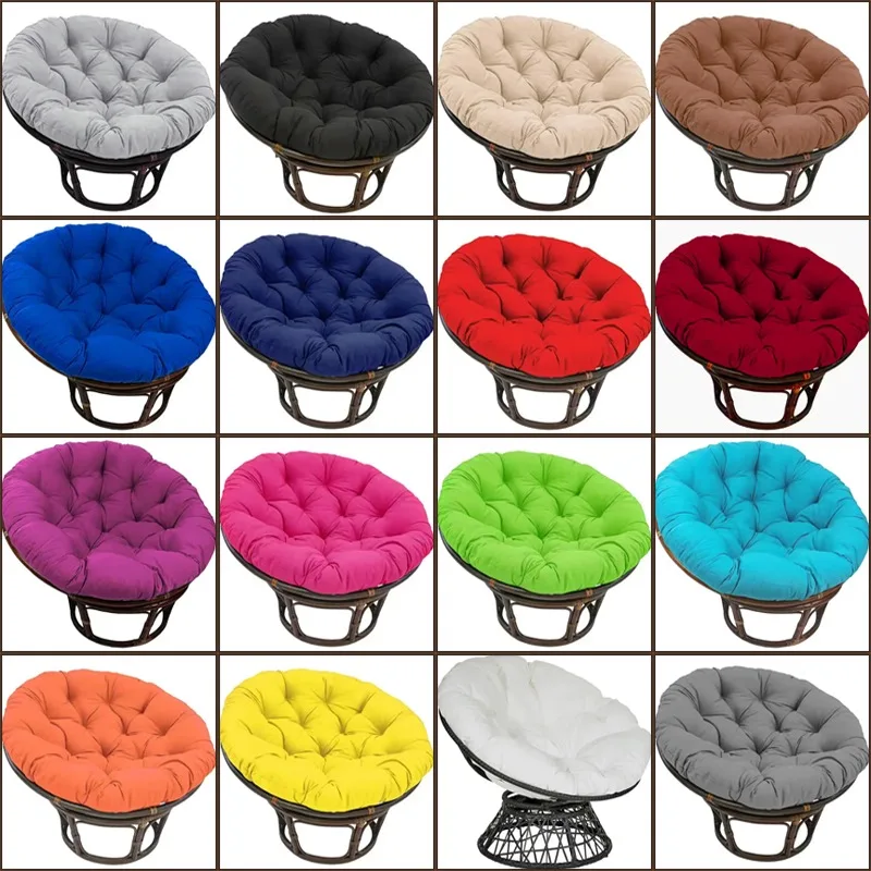 1PC PP Cotton Swing Hanging Basket Cushion Round Egg Chair Pad Replace Cushion for Indoor Outdoor Balcony Garden Rattan Armchair view 6