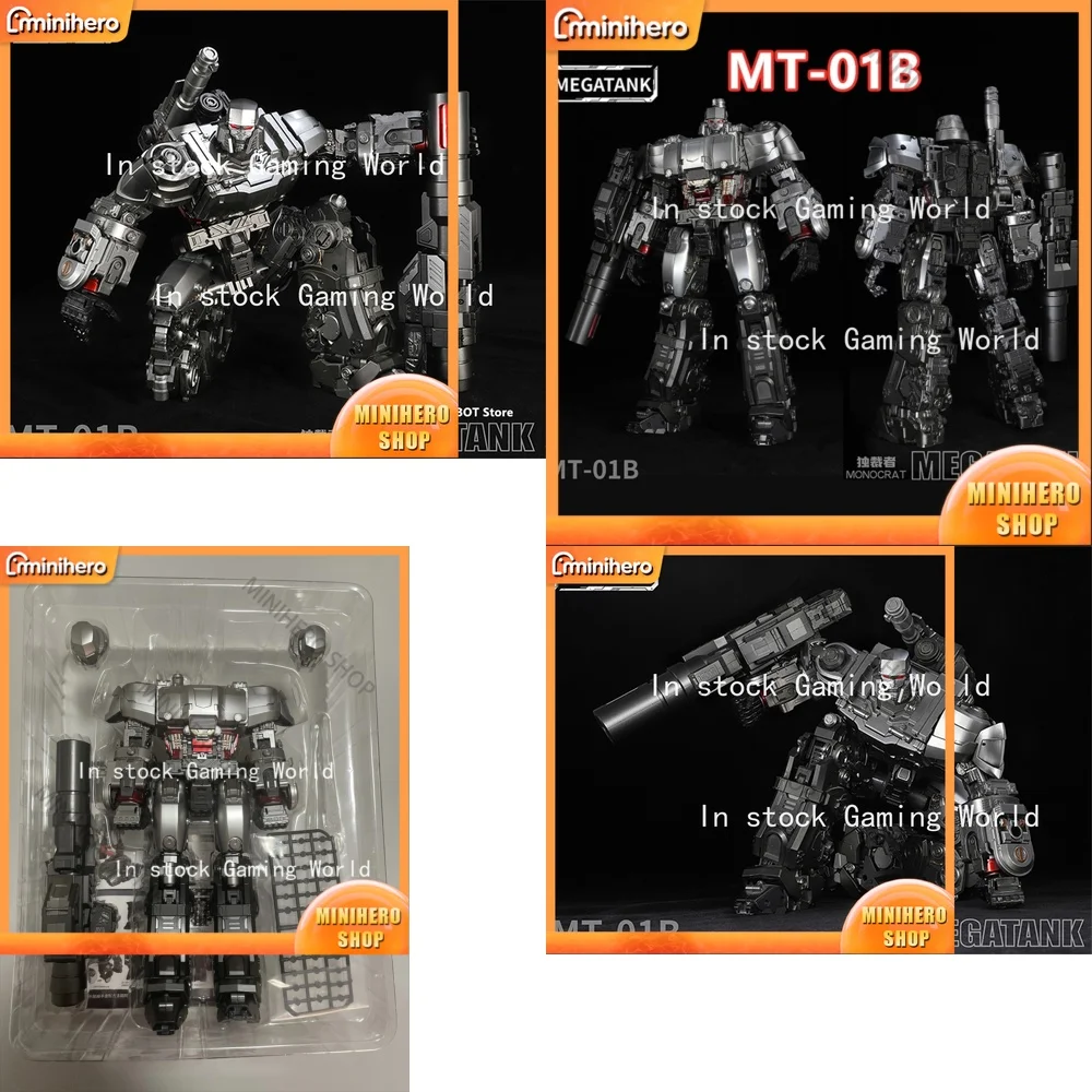 

IN STOCK Transformation TFCON Megatank MT01B MT01B Monocrat Deceptions MG Tank Figure DLX Scale Robot Action Figure