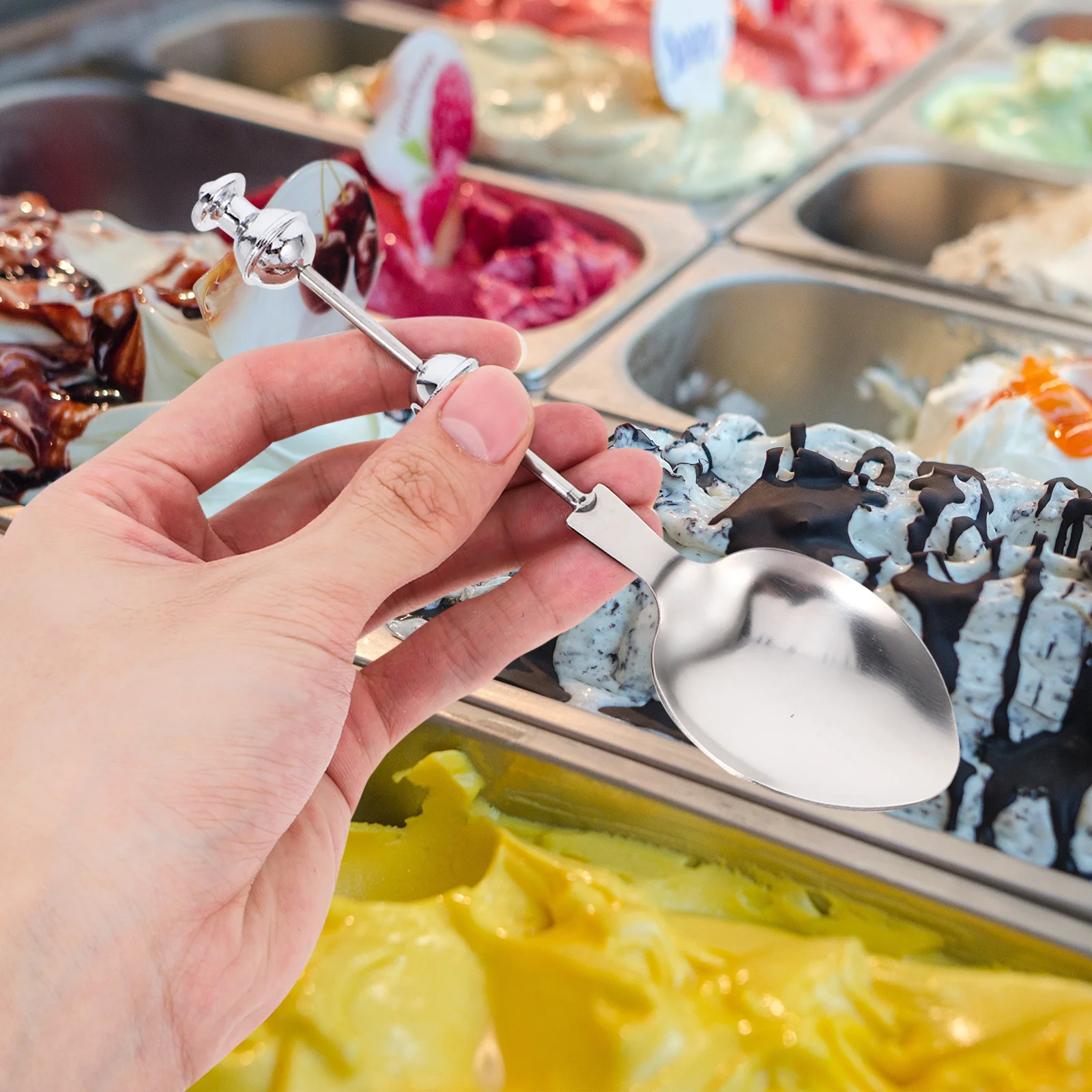 

DIY Beadable Spoon 201 Stainless Steel Craft Spoon for Coffee Tea Stirring Mixing Tasting Spoons Kitchen Dessert Serving Utensil