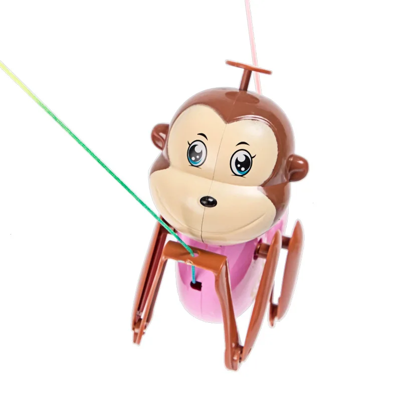 Funny Creative Monkey Climbing Rope novità giocattolo bambini Baby Animal Doll genitore-figlio gioco interattivo giocattolo regalo di compleanno