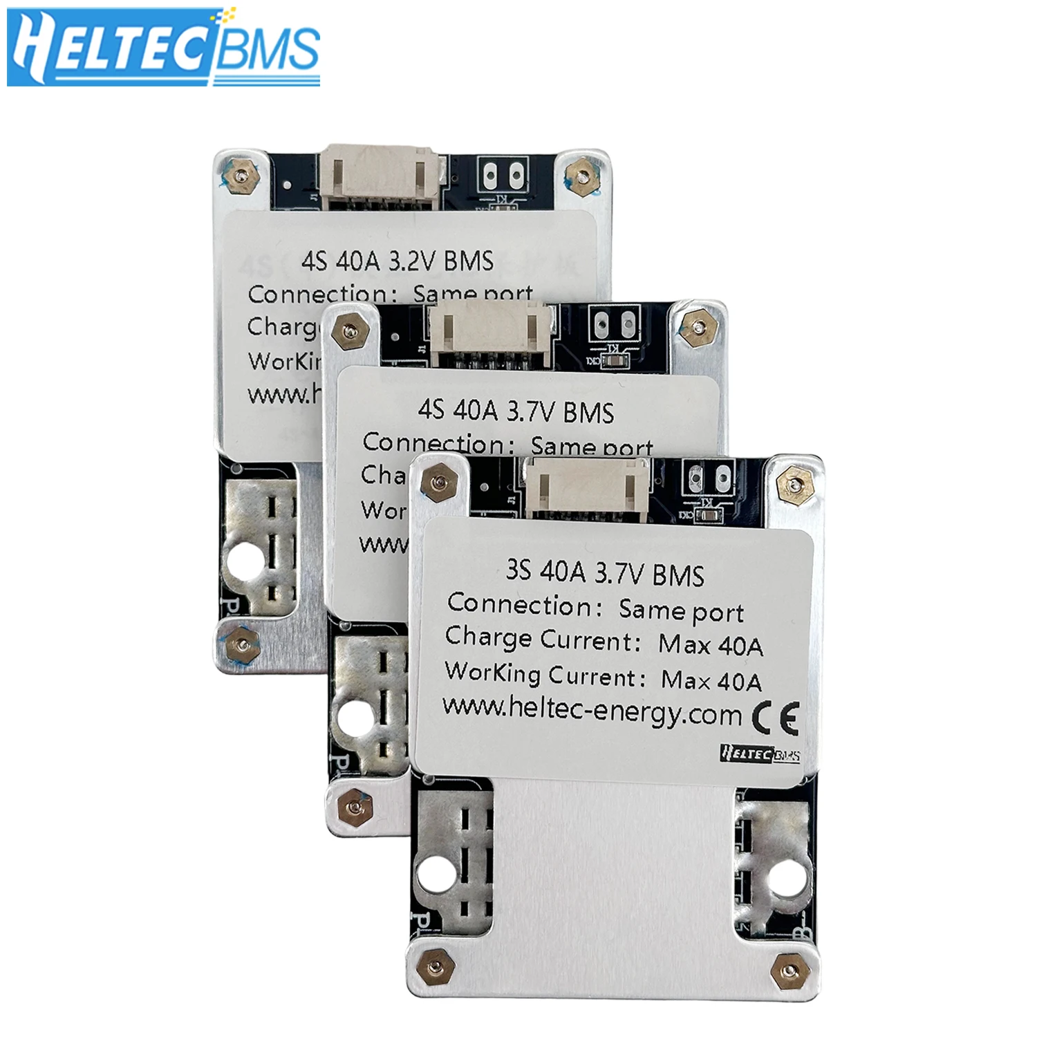 Heltecbms 3S 4S 40A 80A 120A Li-ion Lifepo4 Lithium Battery Protection Board 3.2V 3.7V BMS18650 with Balance for Energy Storage