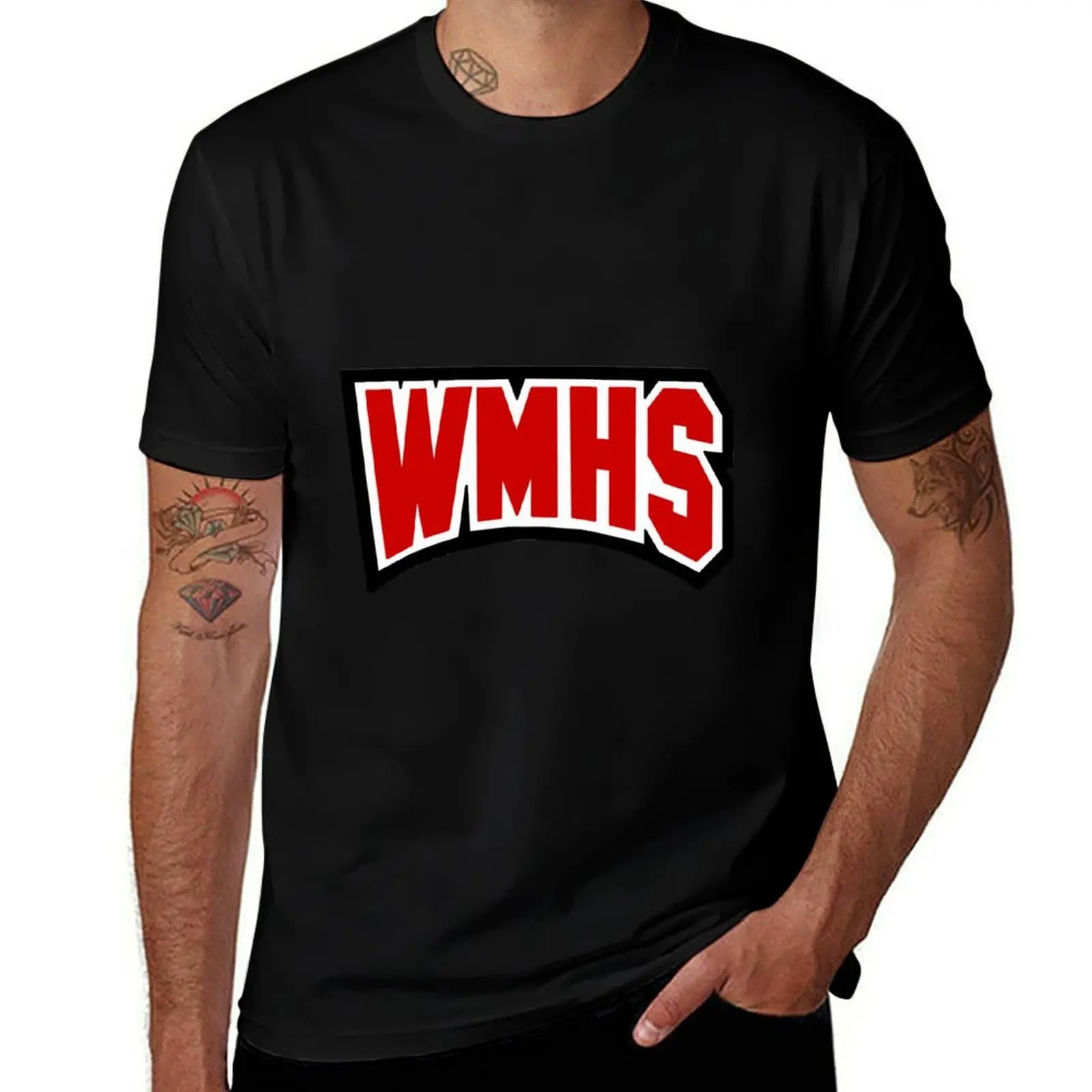 WMHS تي شيرت أنيمي تي شيرت كبير الحجم تي شيرت رجل فاخر رجل تي شيرت قطن تي شيرت #1