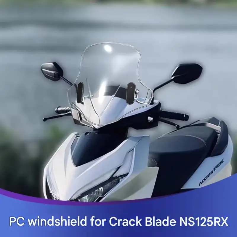 For Sundiro Honda NS125RX Scooter Front Windshield Upgrade - Stylish Practical Wind Protection Accessory