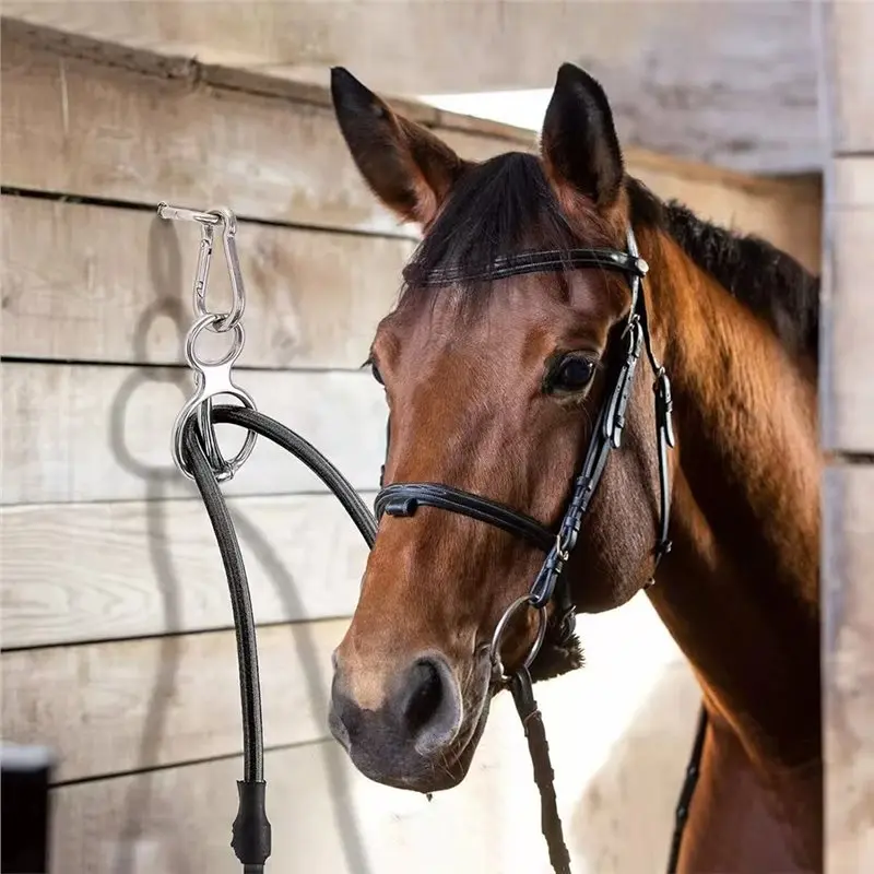 HOTB72A Tie Ring For Horses Horse Tack And Supplies Sturdy Metal Horse Accessories