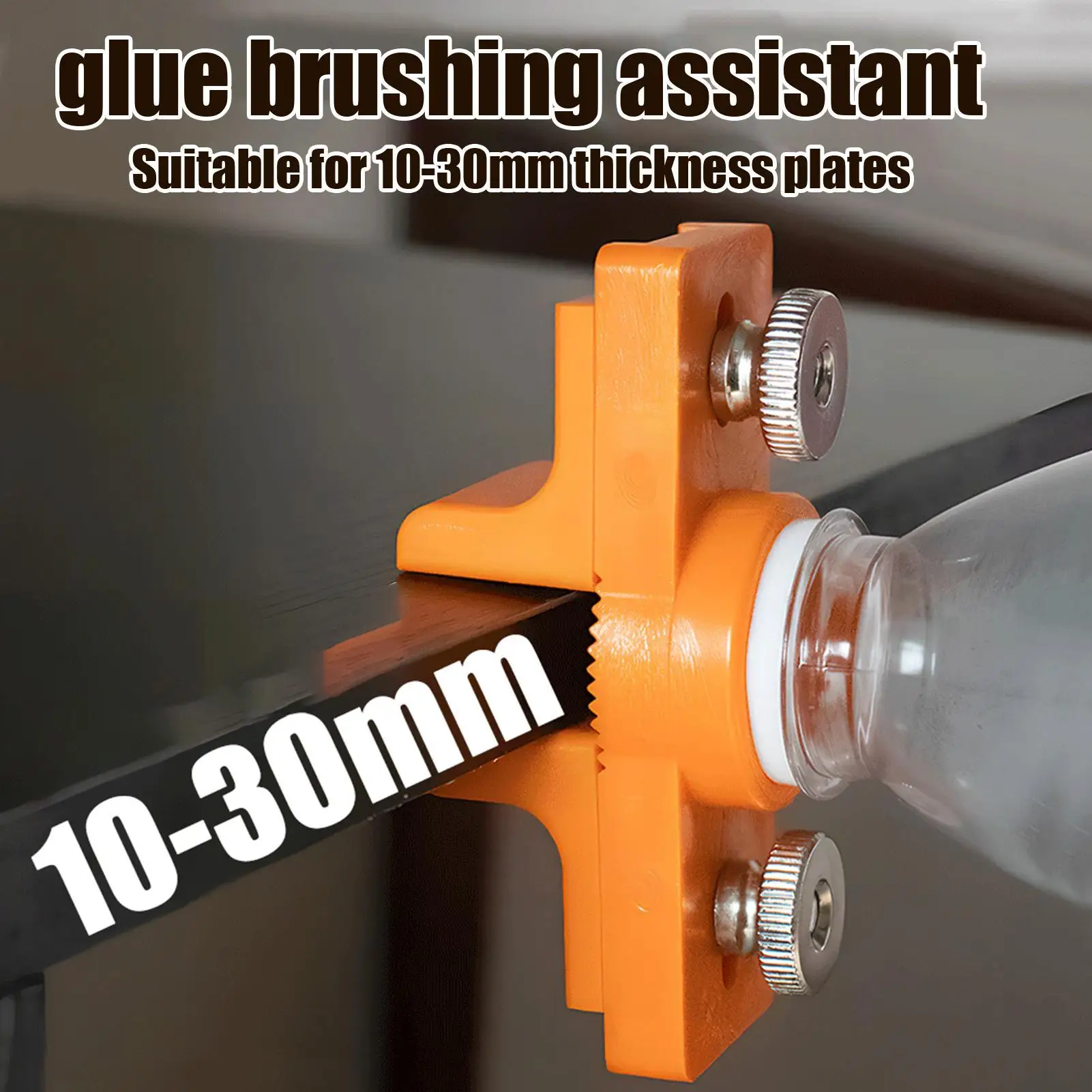 

Adjustable Woodworking Glue Applicator Edge Adhesive Dispenser Tool Edge Banding Glue Applicator Board Brush Glue Limiter
