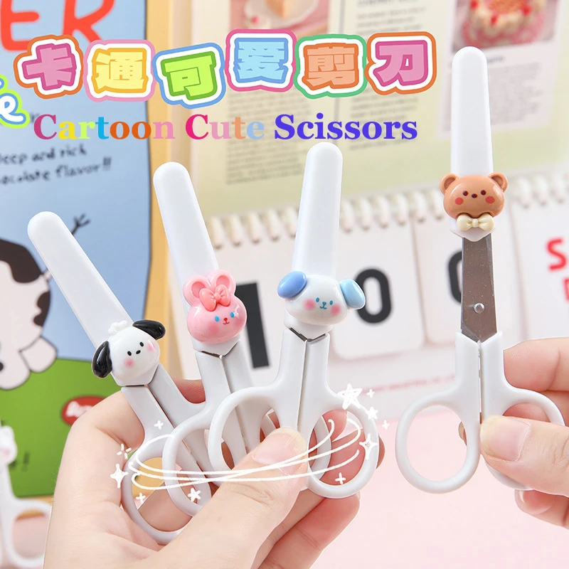 1PC Schaar Kids Kinderen Veiligheid Studenten Schaar Kleuterschool Kantoor Schaar Briefpapier DIY Gesneden Papier Handgemaakte Scrapbooking