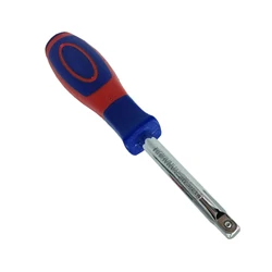 1/4 Inch Small Square Rod 6.3mm With Tail Hole Rotary Handle Dual-purpose Afterburner Socket Wrench Home Socket Repair Wrench