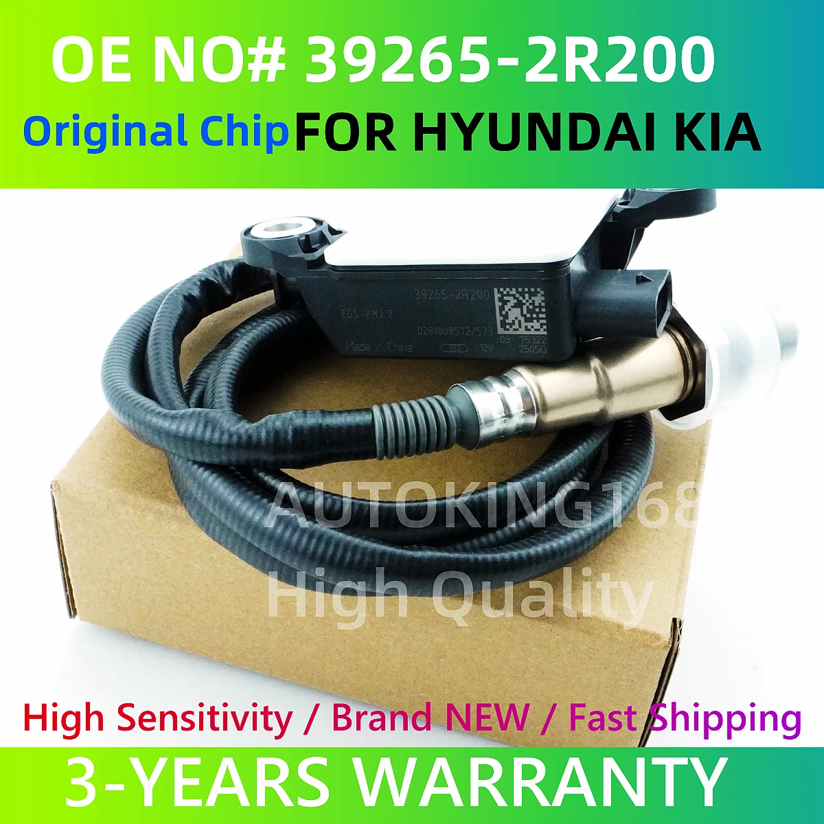 

39265-2R200 0281008571 0281008572 New Particulate Matter PM Sensor 39265 2R200 392652R200 for Hyundai