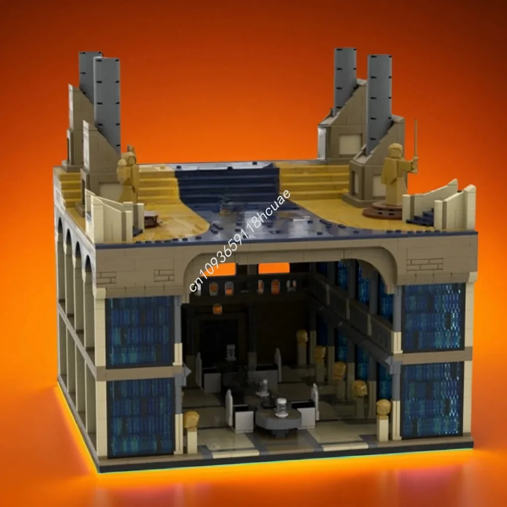 

4674 шт. MOC храмовые архивы и боевые строительные блоки Veranda Star, пластиковая рождественская игрушка, подарок, образовательный креативный STEM