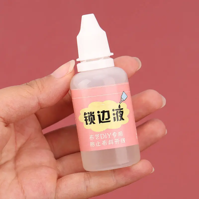 10/30Ml Liquid Sewing Solution Kit Fast Tack No Sew Kitchen Cleaner Bonding Glue Repair Clothe Fabric