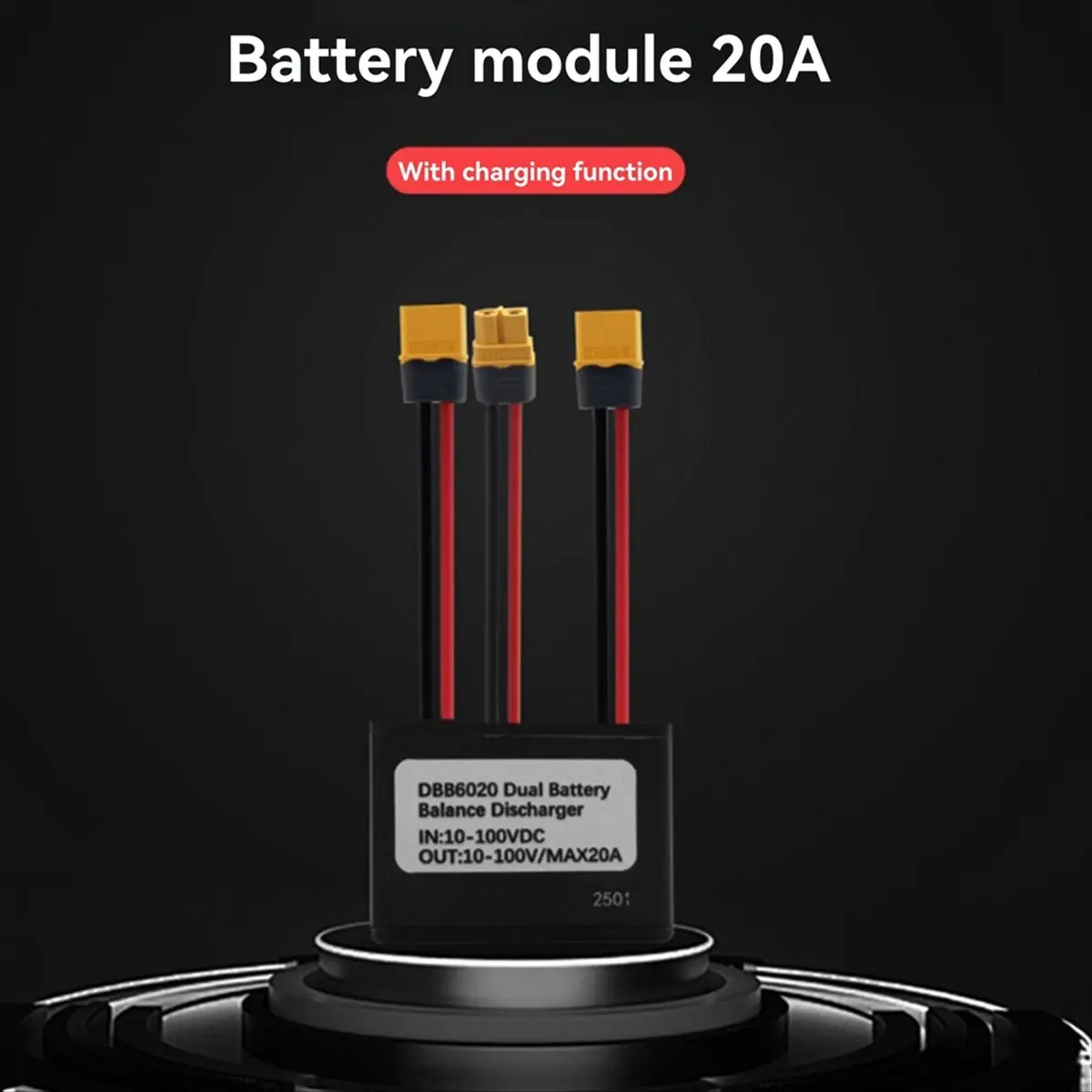 Super Sale 10-100V 20A 500W E Bike Battery Module Single Discharge Dual Battery Management System Module Ebike Accessories
