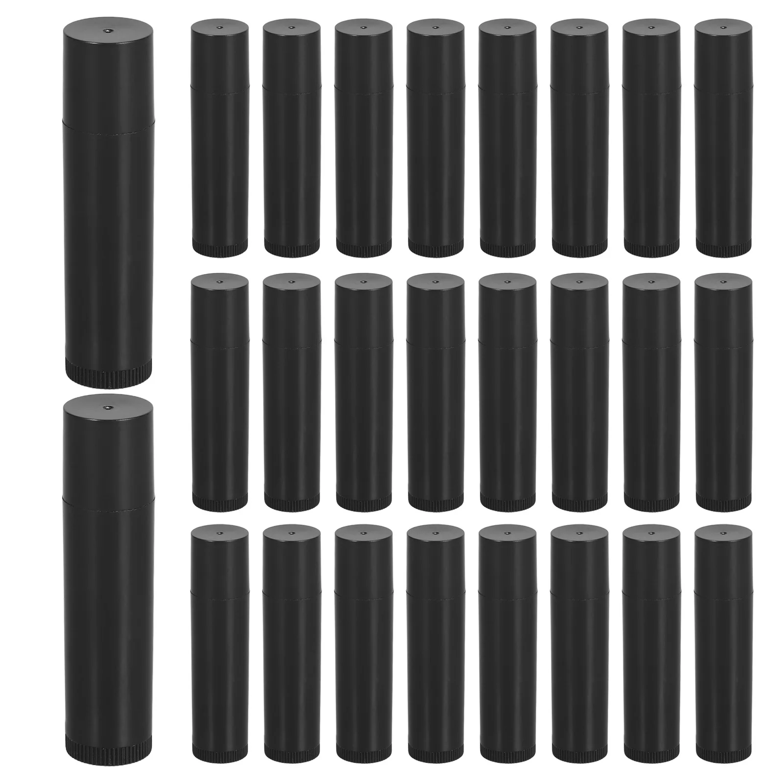 30개 5G 빈 립밤 튜브 프리미엄 플라스틱 DIY 보관 용기 립 포마드 메이크업 액세서리 재사용 가능한 공예 도구