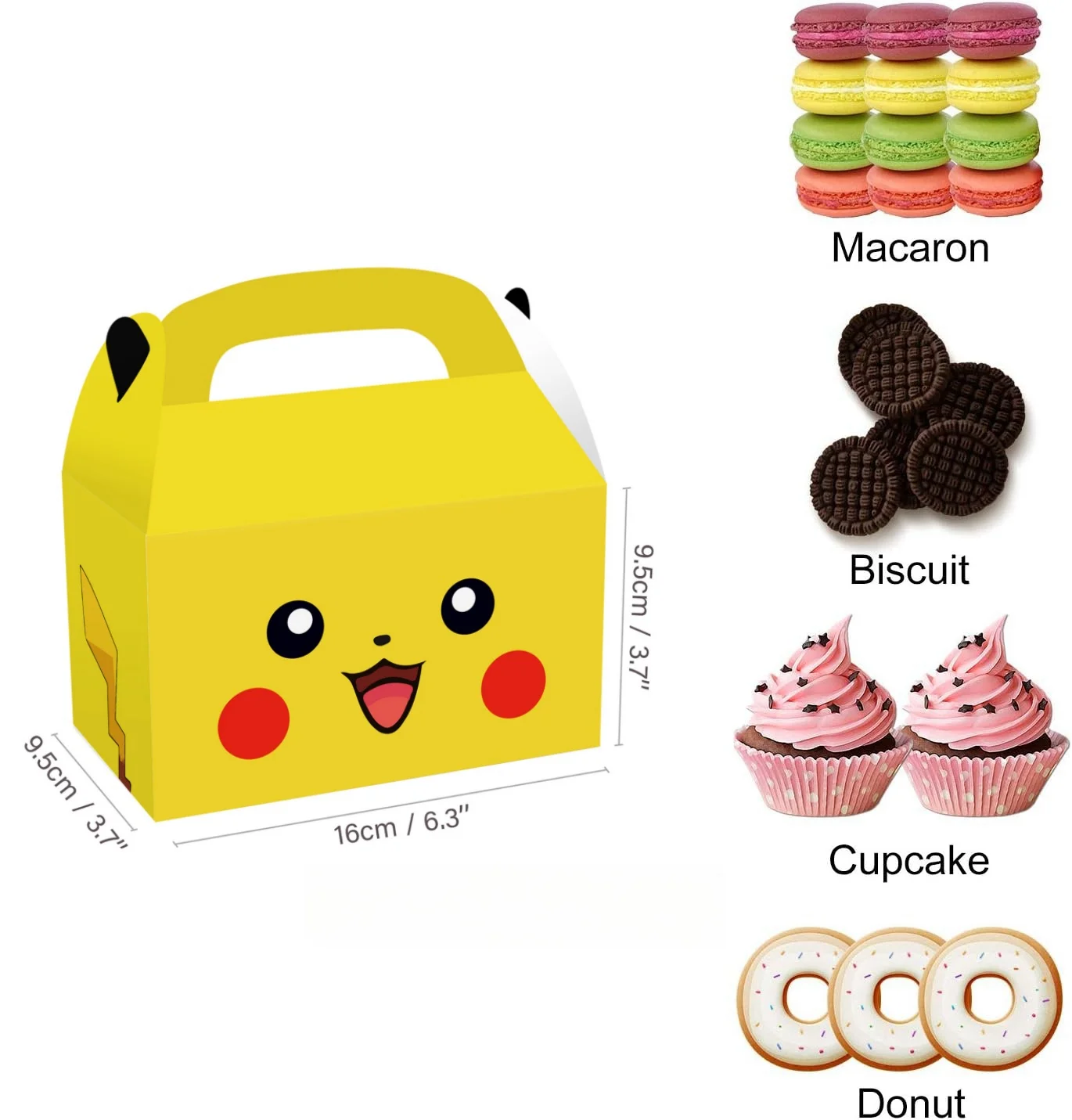 Pokemon Paper Gift Bag Festa de Aniversário Decoração Pokeball Handle Blind Box Pokemon Candy Box Pikachu Bag Baby Shower kids Favors Gift