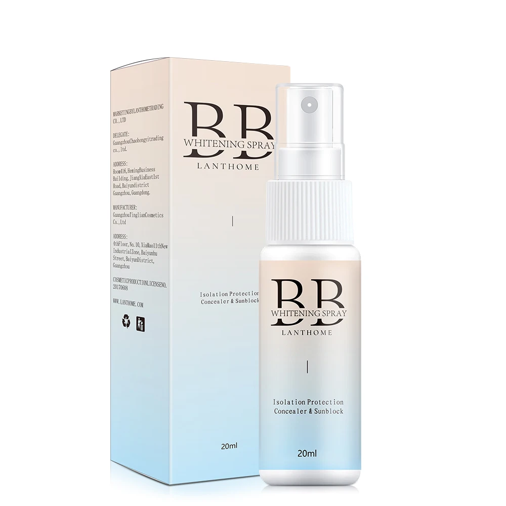 BB Whitening Spray Skin Brightening Moisturizing BB Cream Face Foundation Nourishing Skin Care Beauty Cosmetics