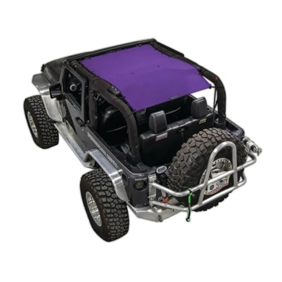 

SPIDERWEBSHADE оригинальный 2-дверный полный солнцезащитный козырек JK 2007-2017, предназначенный для Jeep Wrangler JK Rubicon Sahara Sport, все накладки Prov