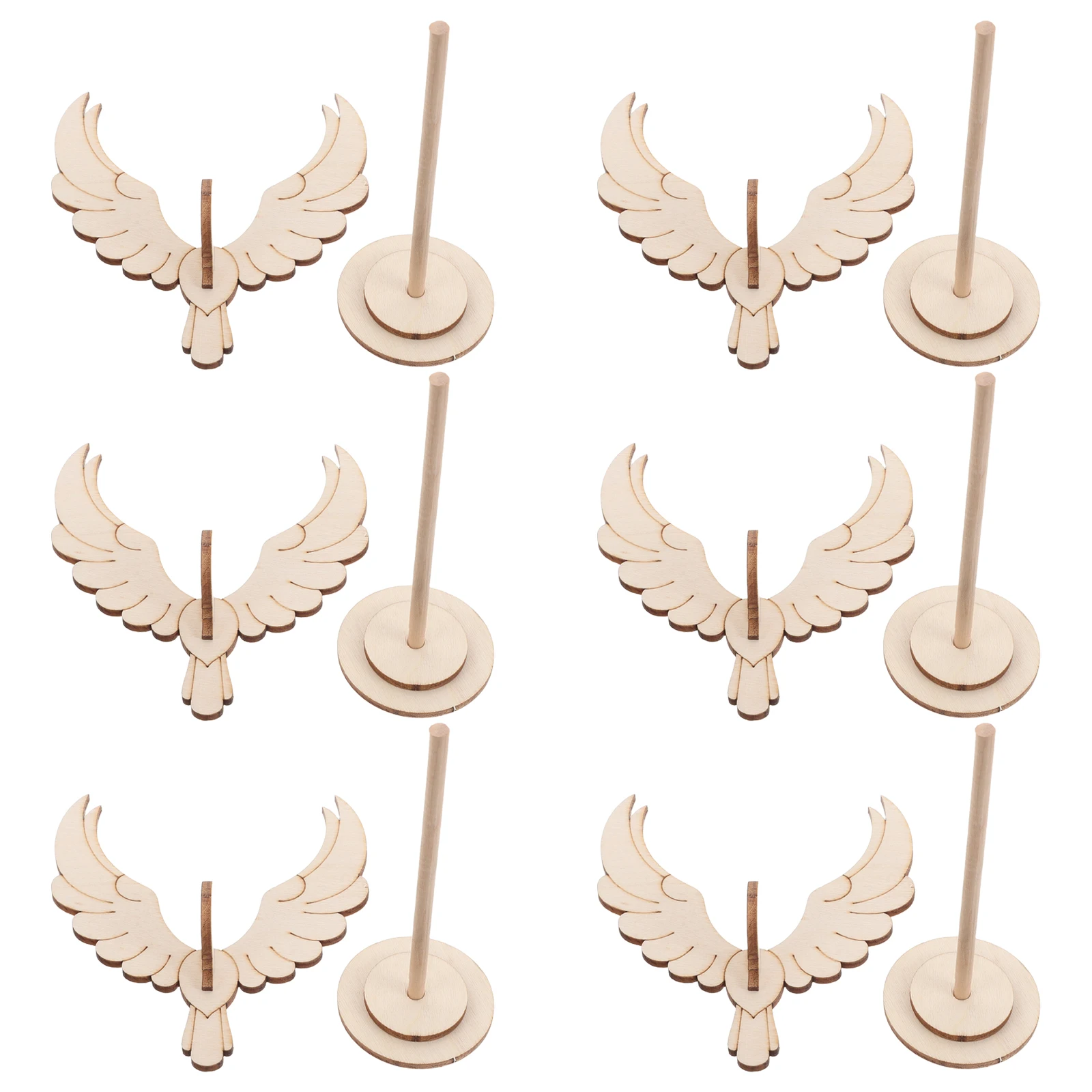 

6 шт. балансирующая игрушка-птица, физика для детей, статуя, активация орла, деревянное украшение, новинка для детей