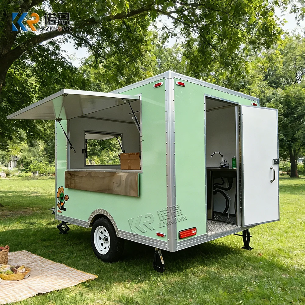 

Factory Price Food Trailer BBQ Food Trailer with Full Kitchen Pizza Food Truck Mobile Bar Trailer Catering Trailer