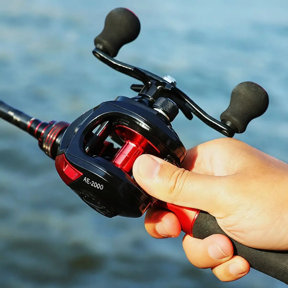 Baitcasting Fishing Reel Anti Backlash Metal Spool Baitcaster Long Casting Lure Tackle For Freshwater Saltwater