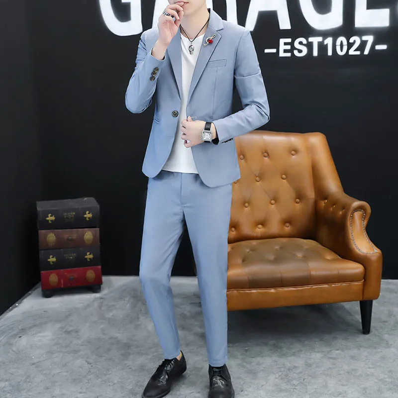 korean formal dress for men Belted Formal Pants | Streets of Seoul main image 1