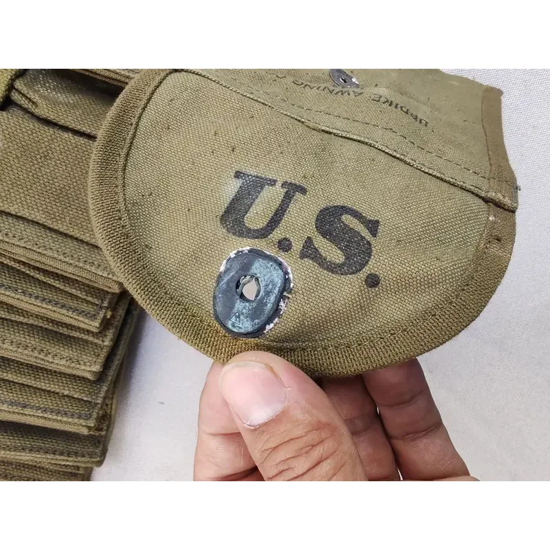 Funda cargador carabina M1/M2 WW2 lona militar excedente - imagen 3